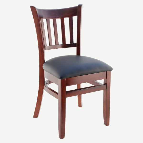 Premium US Made Vertical Slat Side Chair Interior
