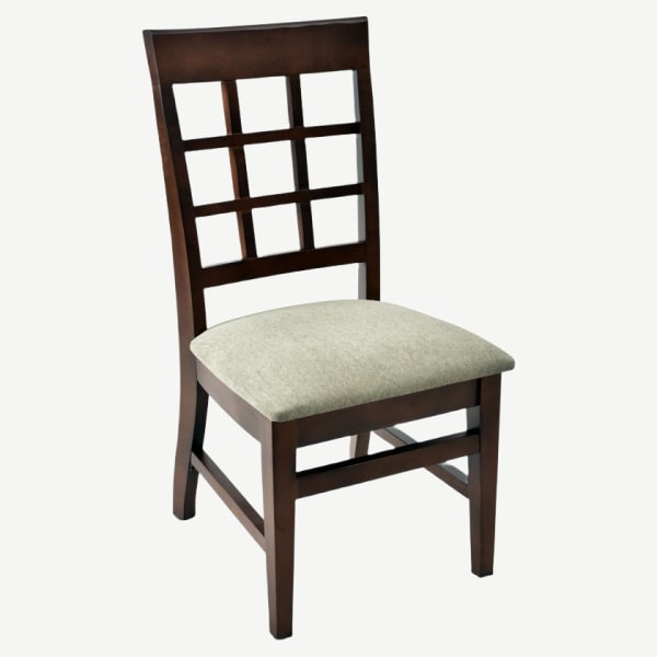 Extra High Premium Window Back Wood Chair Interior