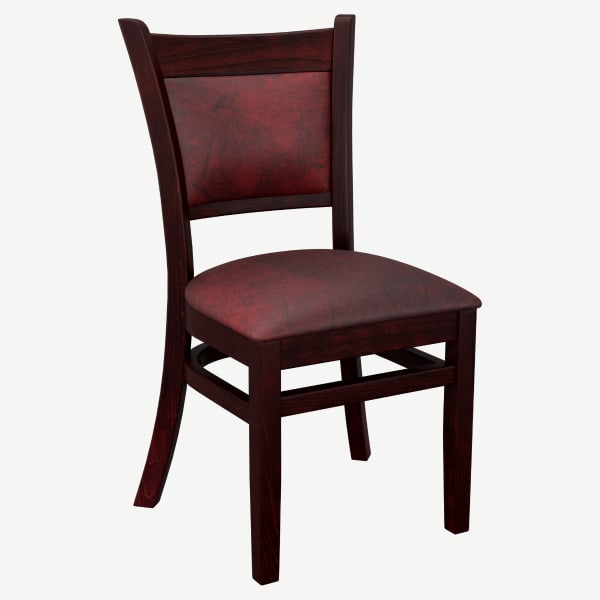 Premium Padded Back Wood Chair Interior