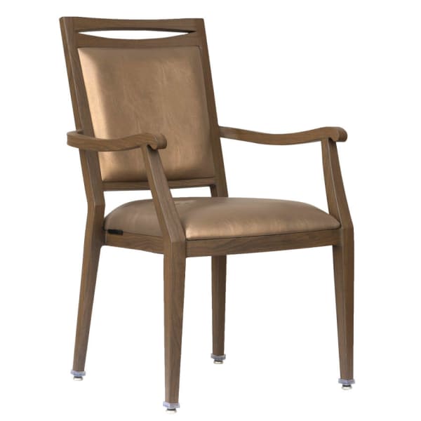 Odette Aluminum Arm Chair Interior