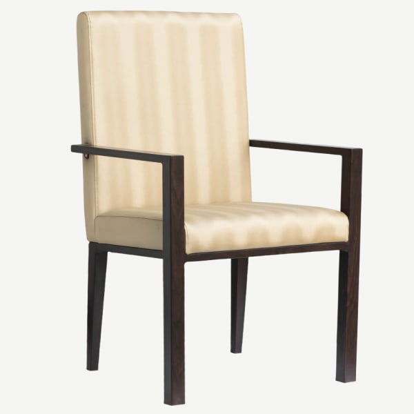 Celestino Padded Aluminum Arm Chair Interior