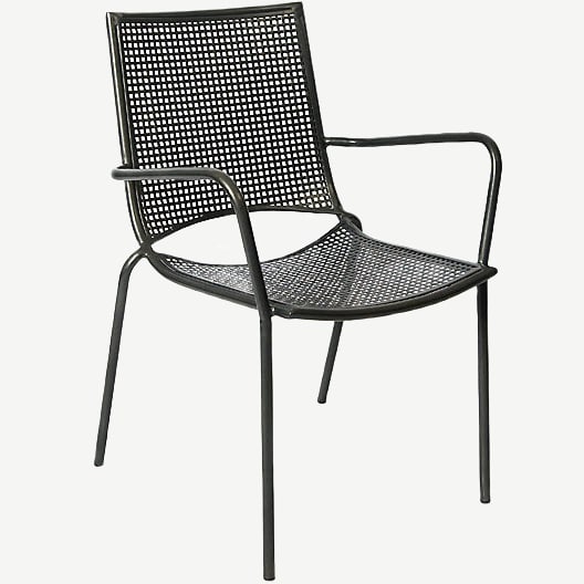 Black iron chairs cheap