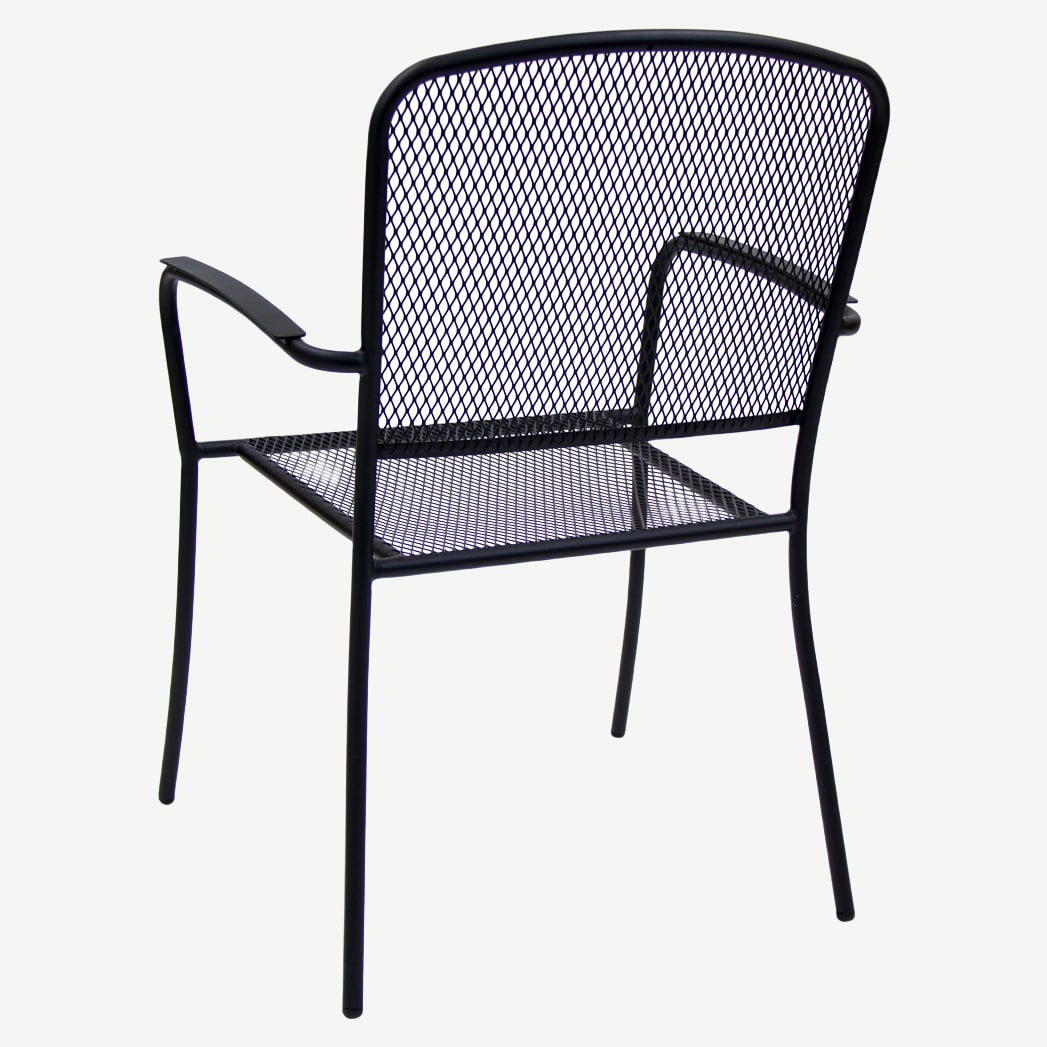 Metal mesh shop patio chairs