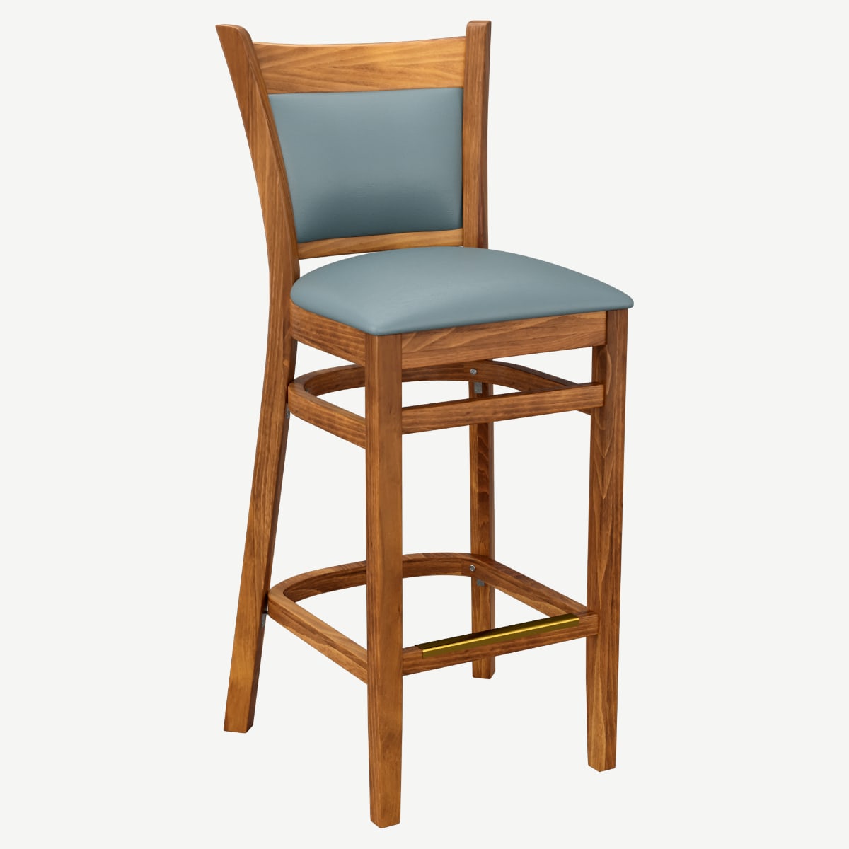 Padded wooden bar stools shop