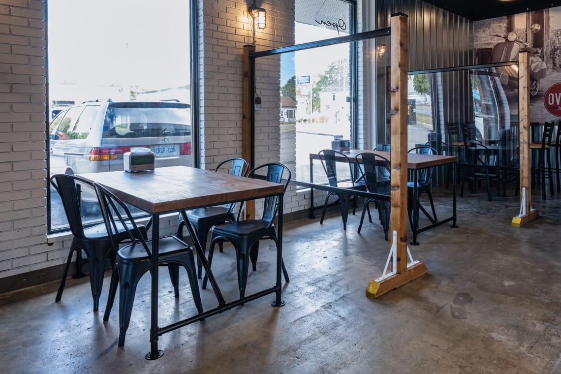 Industrial Tables at Oven360